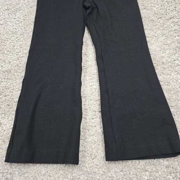 SPANX Pants Womens Medium Black Smooth Perfect Fit Ponte Kick Flare Stretch - Picture 2 of 15